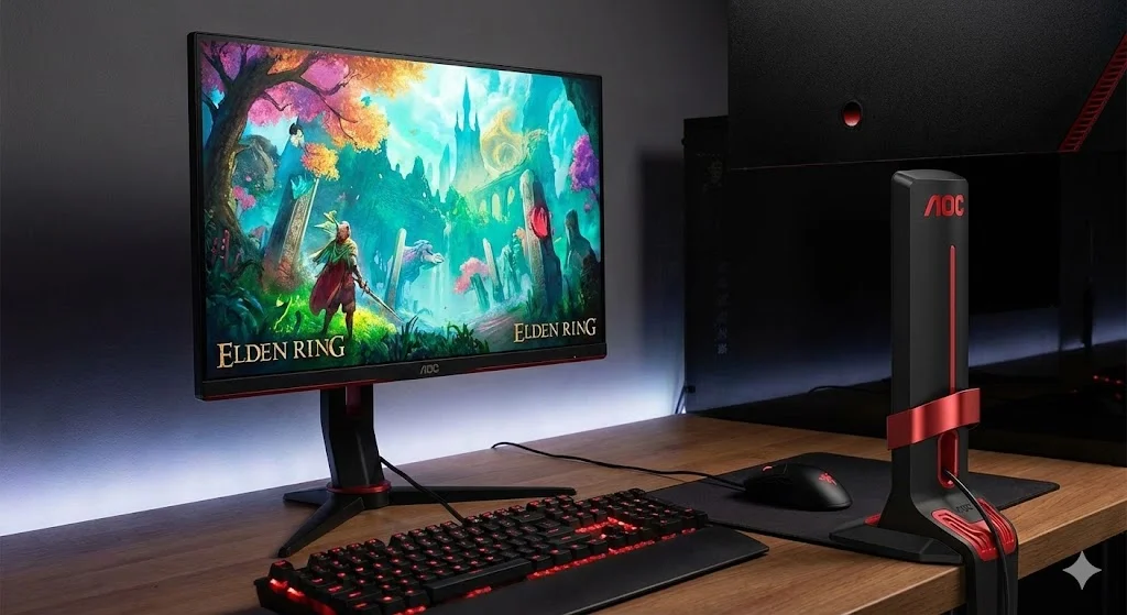Monitor Gamer AOC Hero 144Hz bom para trabalho.