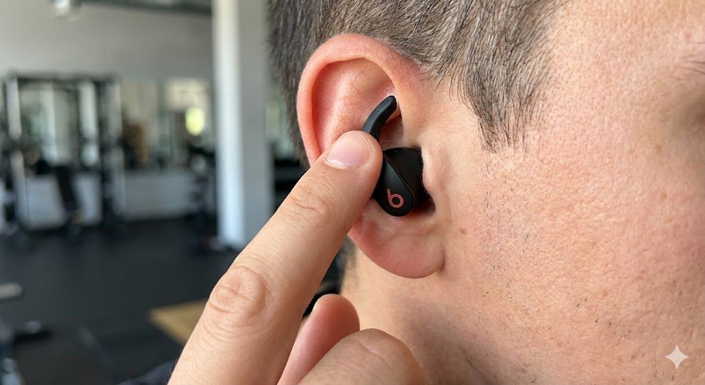 Ajuste Beats Fit Pro orelha esporte academia