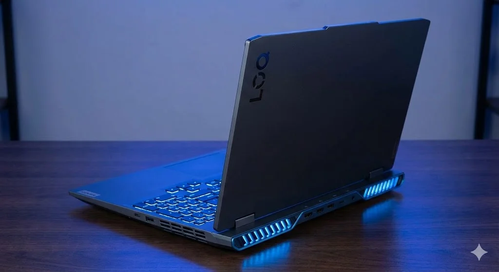 Notebook Gamer Lenovo LOQ com design robusto.
