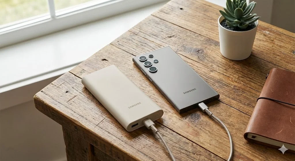 Carregador Portátil Samsung 25W Original.