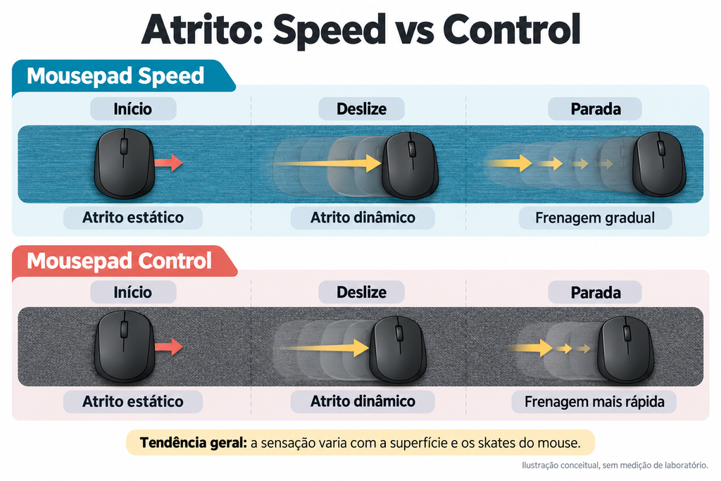 Diagrama: atrito estático e dinâmico