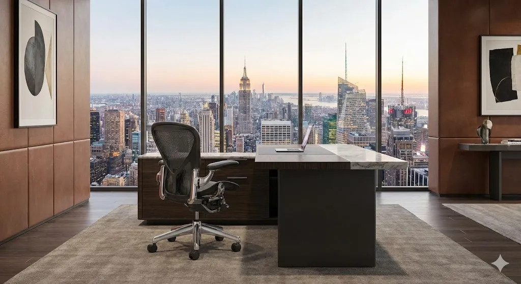 Herman Miller Aeron cadeira ergonômica de luxo