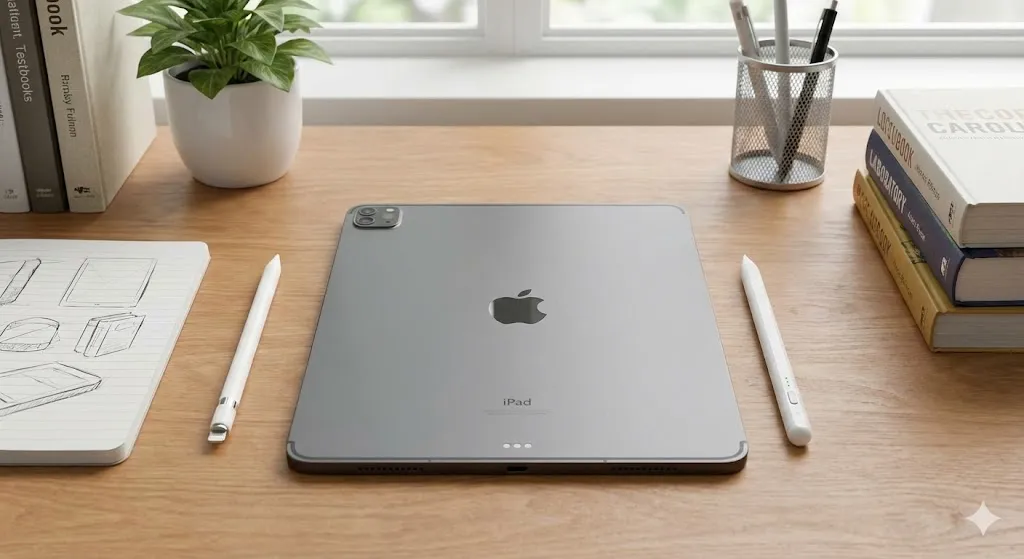 Comparativo visual Apple Pencil original vs caneta stylus genérica WB