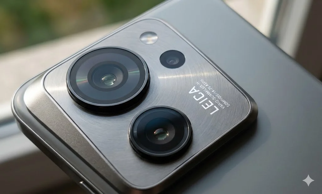 Câmera Leica do celular Xiaomi 14T com lentes profissionais