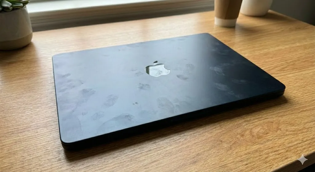 MacBook Air Midnight marcas de dedo oleosidade