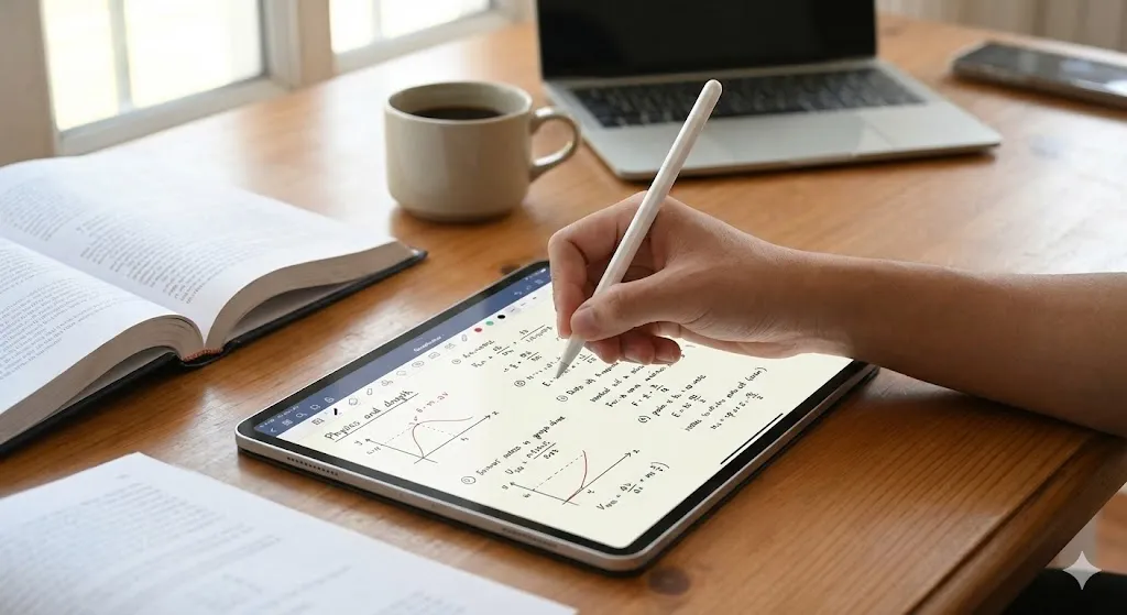 Caneta para iPad com rejeição de palma Palm Rejection funcionando