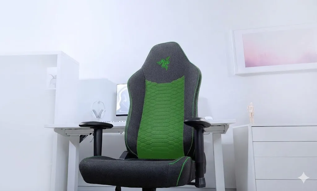 Razer Iskur V2 sistema de suporte lombar ajustável