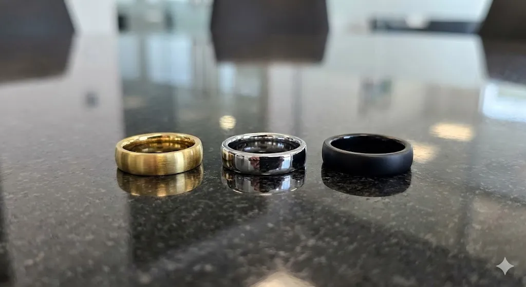 Cores Samsung Galaxy Ring titânio