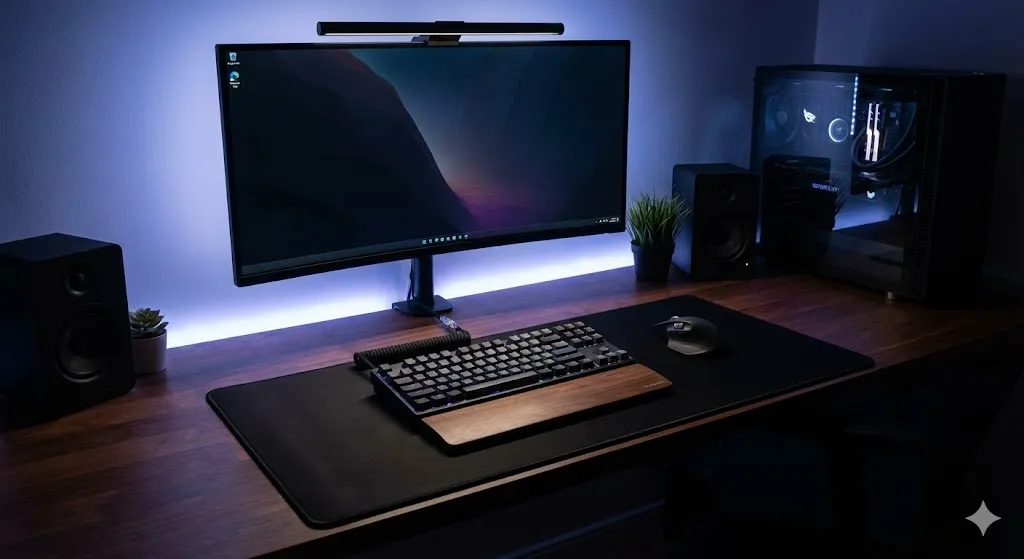Mousepad deskmat 90x40 setup gamer