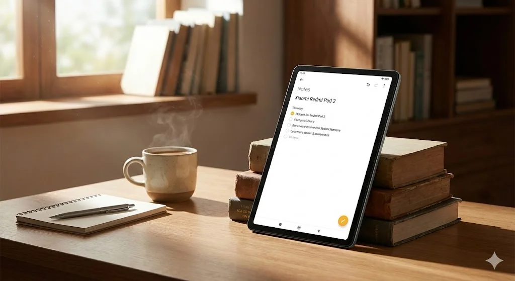Tablet Xiaomi Redmi Pad 2 para estudantes custo-benefício com tela de alta resolução