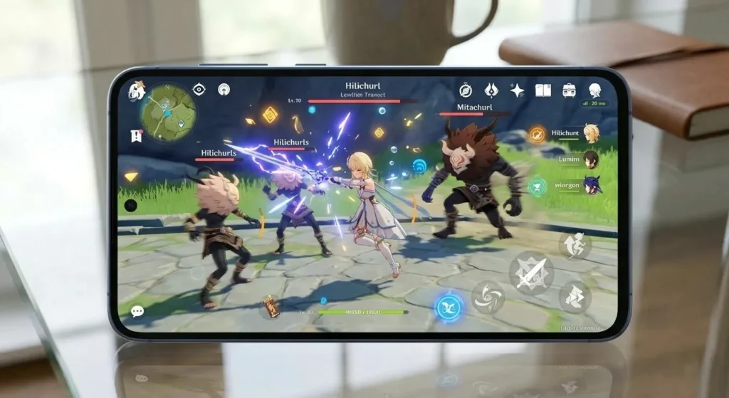 Teste performance Galaxy A56 jogo pesado